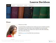 Tablet Screenshot of laurendavidson.co.uk